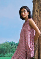 Gaul School Grid Dress DRESSES IKKIVI