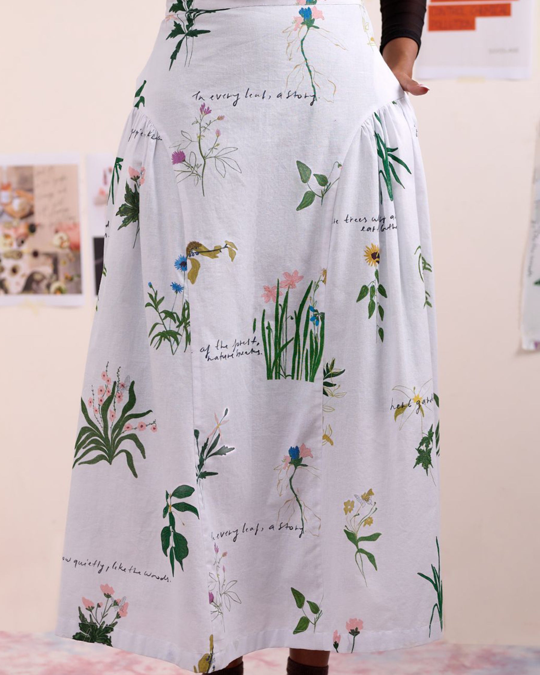 Velora Printed Skirt BOTTOMS Doodlage