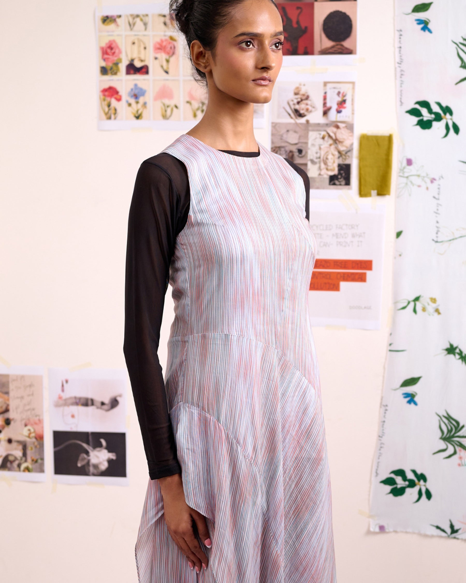 Heron Striped Dress DRESSES Doodlage