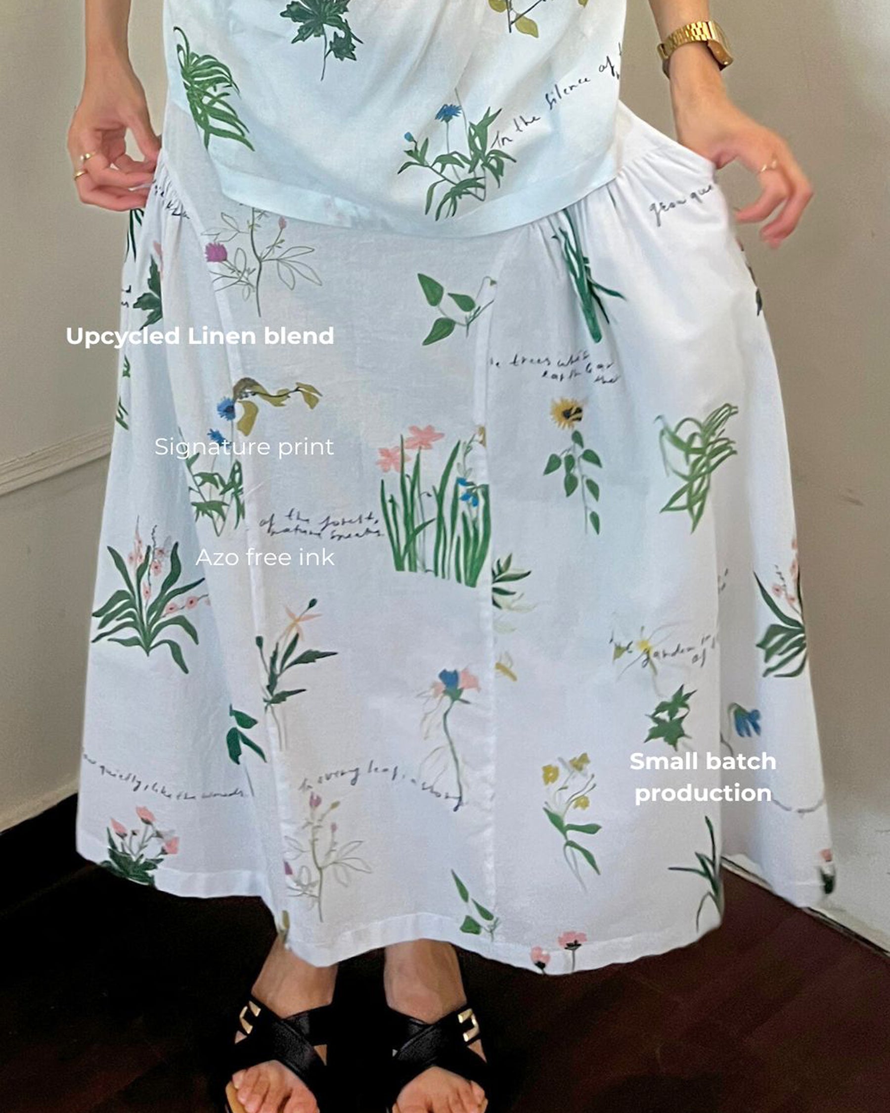 Velora Printed Skirt BOTTOMS Doodlage