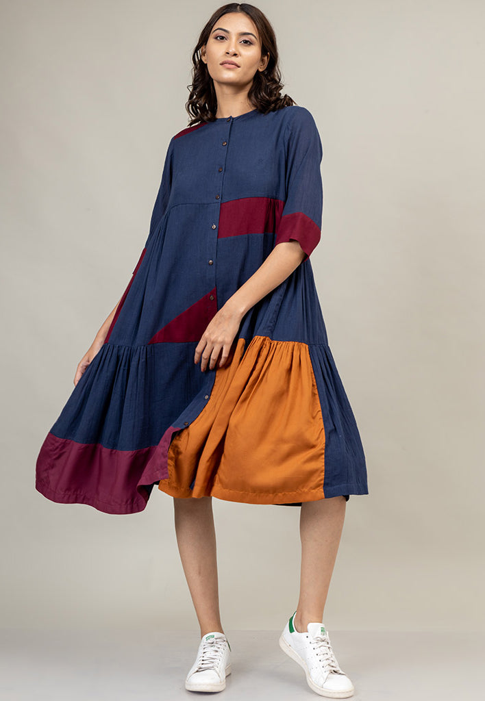 Seville Panelled Dress DRESSES Doodlage