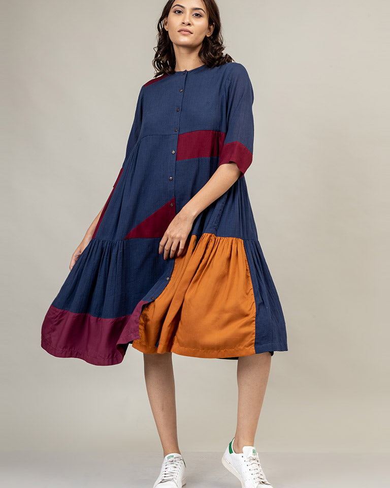 Seville Panelled Dress DRESSES Doodlage