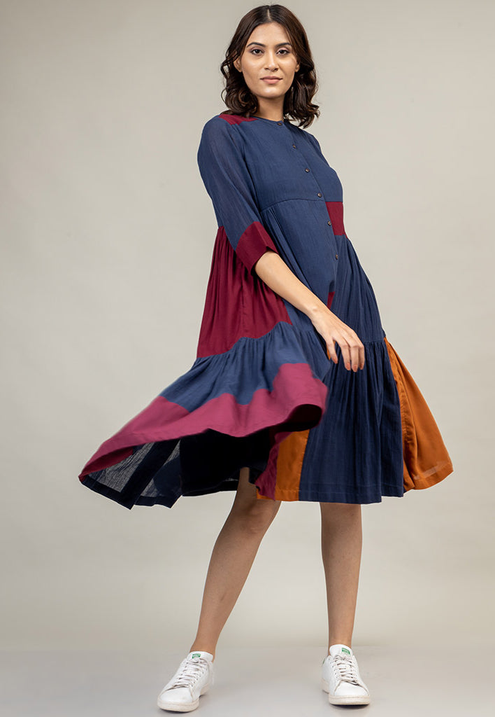 Seville Panelled Dress DRESSES Doodlage