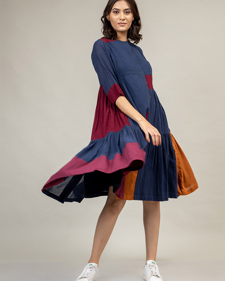 Seville Panelled Dress DRESSES Doodlage