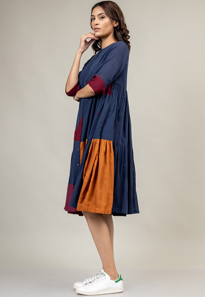 Seville Panelled Dress DRESSES Doodlage