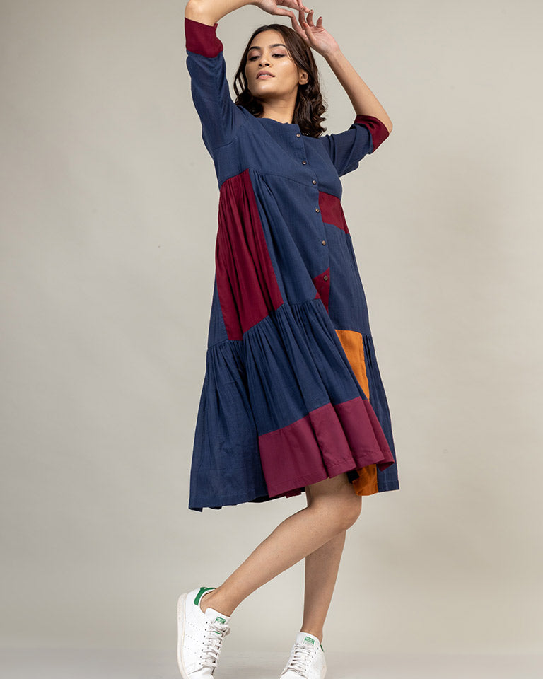 Seville Panelled Dress DRESSES Doodlage