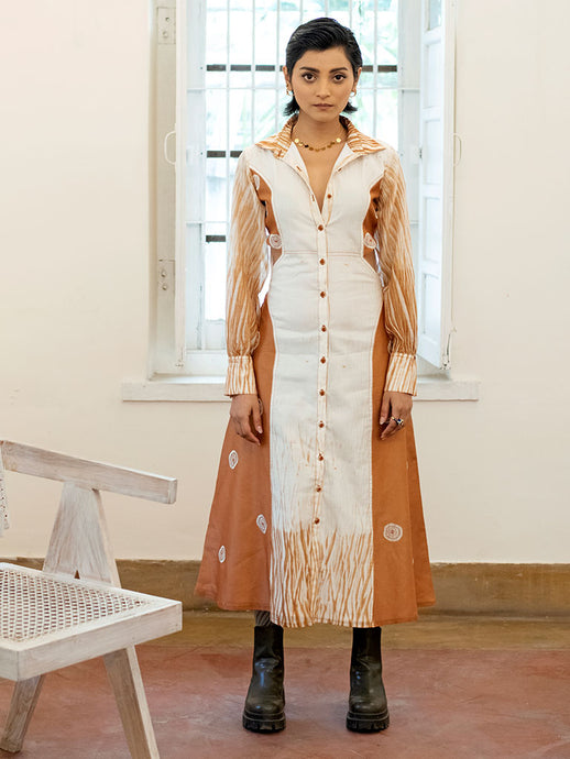 Sepia Paradise Dress DRESSES The Loom Art   