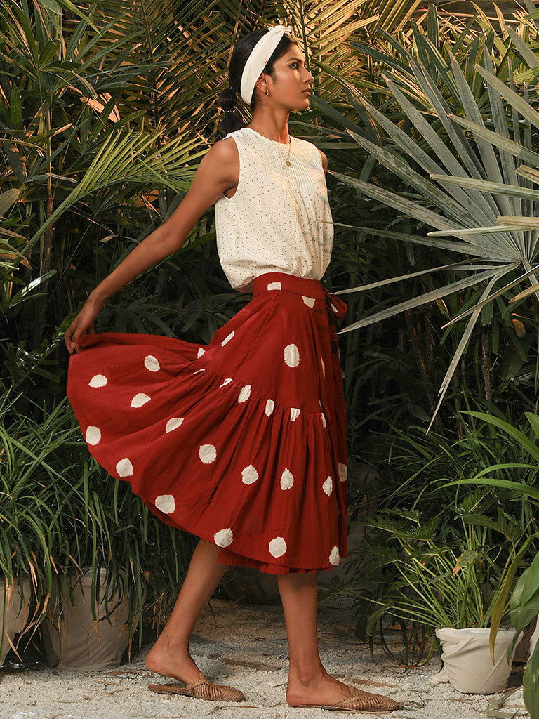 Mushroom Head Skirt BOTTOMS KHARA KAPAS