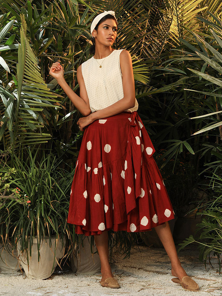 Mushroom Head Skirt BOTTOMS KHARA KAPAS