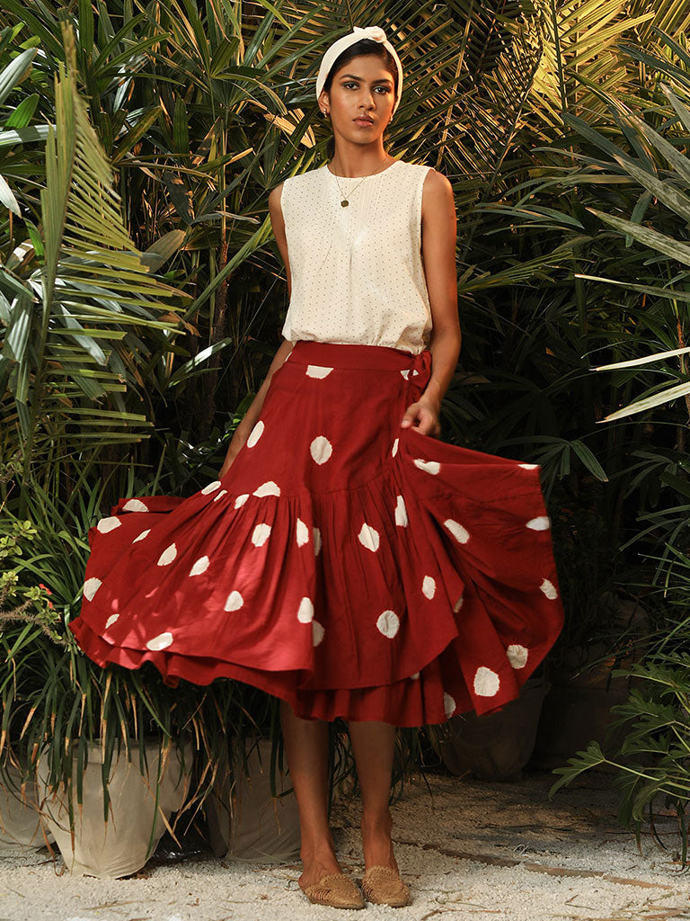 Mushroom Head Skirt BOTTOMS KHARA KAPAS
