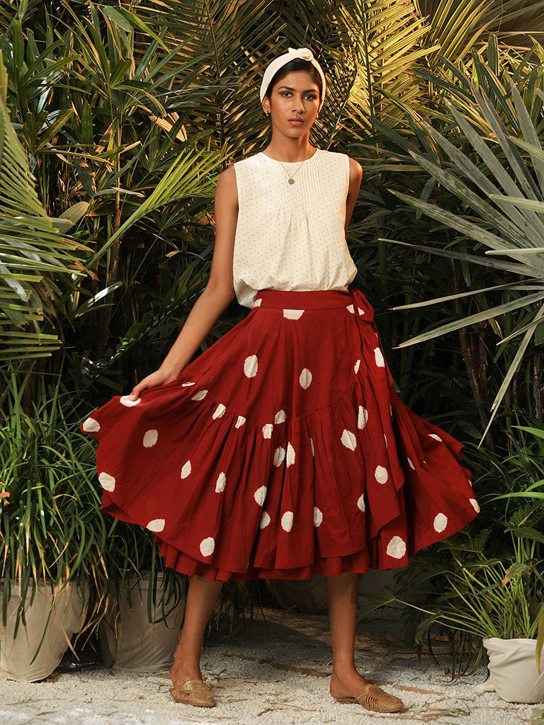 Mushroom Head Skirt BOTTOMS KHARA KAPAS