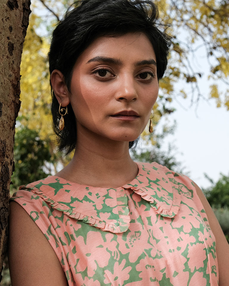 Amethyst Floret Long Tier Dress DRESSES Khajoor