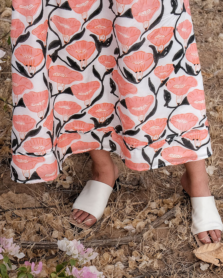 Eva Vintage Maxi Skirt BOTTOMS Khajoor