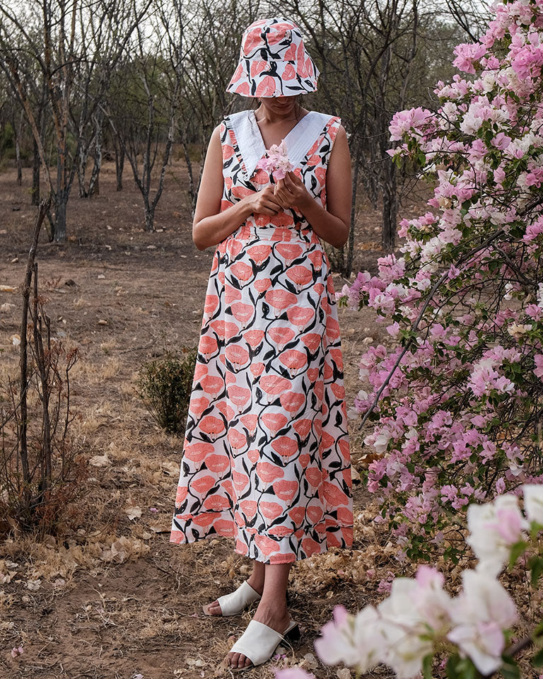 Eva Vintage Maxi Skirt BOTTOMS Khajoor