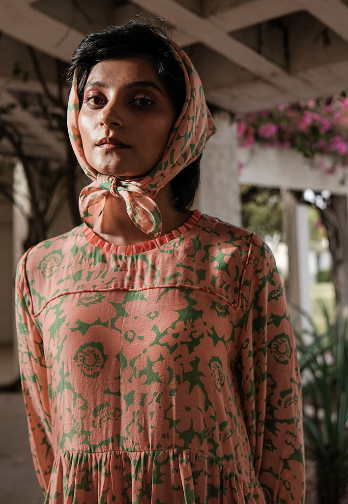 70's Short Tier Dress DRESSES Khajoor