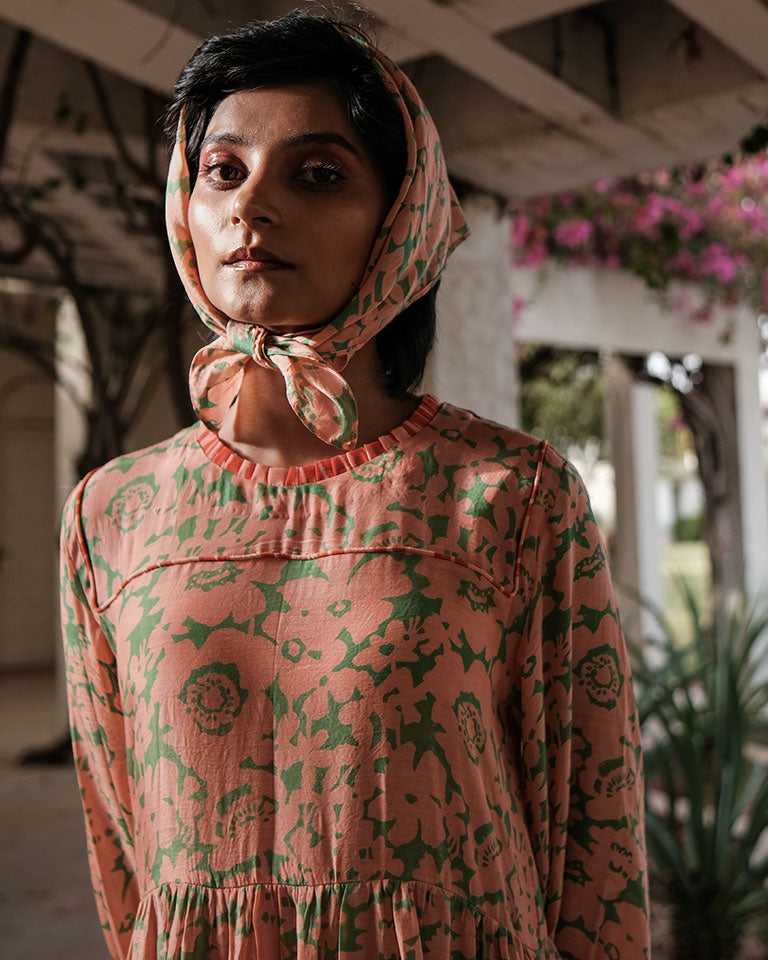 70's Short Tier Dress DRESSES Khajoor