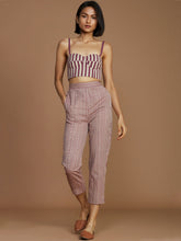 Load image into Gallery viewer, Thin Striped Pants BOTTOMS Mati   

