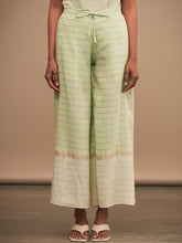 Load image into Gallery viewer, Nia Mint Linen Pants BOTTOMS Manan   
