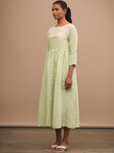 Load image into Gallery viewer, Parisa Mint Linen Dress DRESSES Manan   
