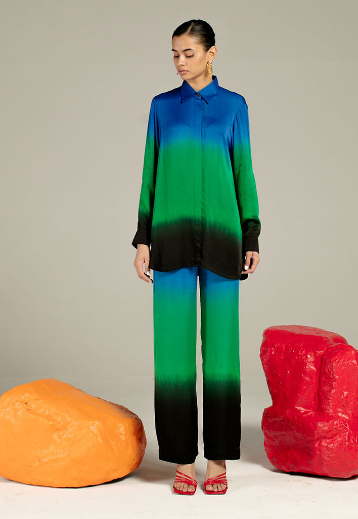 Leheriya Blue Co-ord SETS IKKIVI