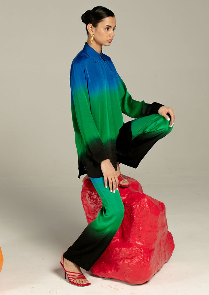 Leheriya Blue Co-ord SETS IKKIVI