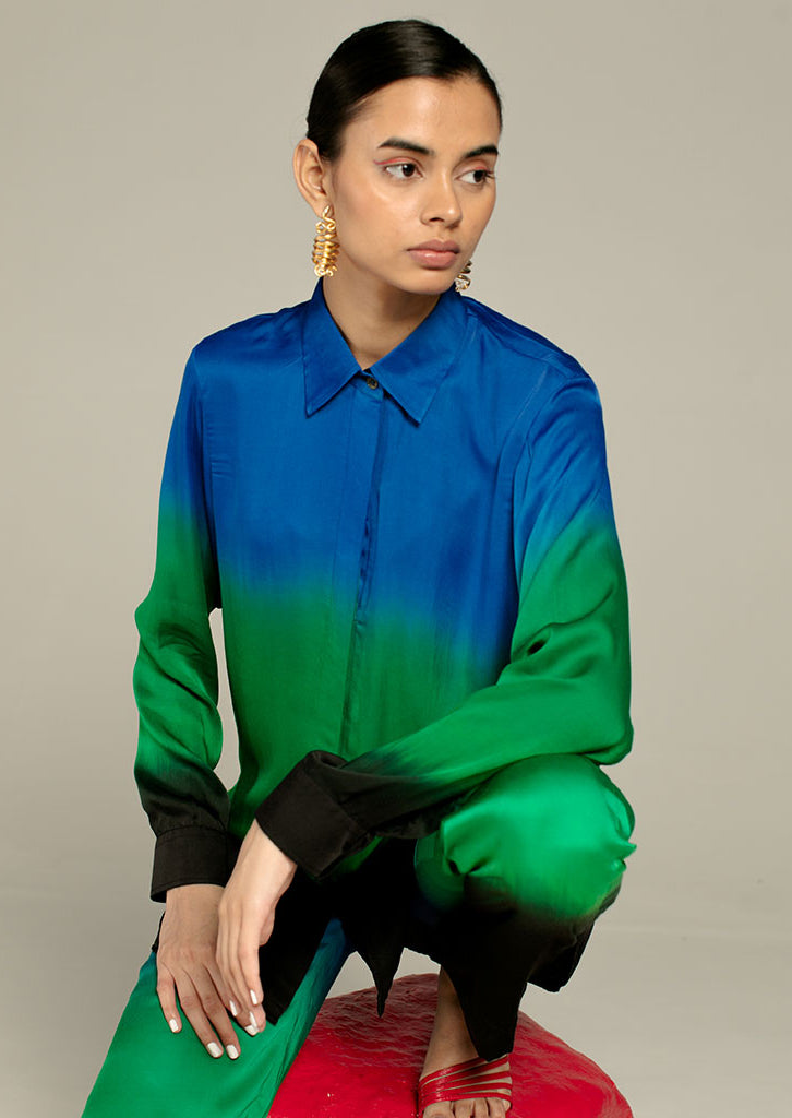 Leheriya Blue Co-ord SETS IKKIVI