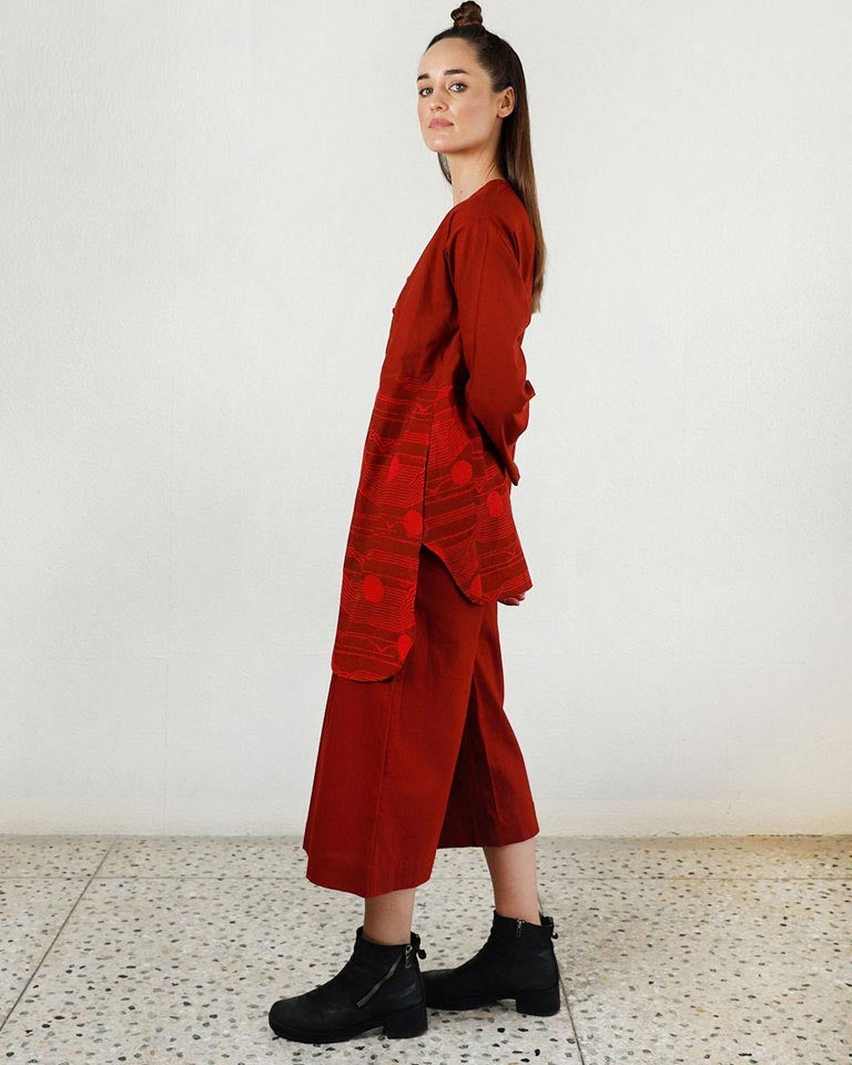 Cherry Red Moon Top TOPS Rias Jaipur