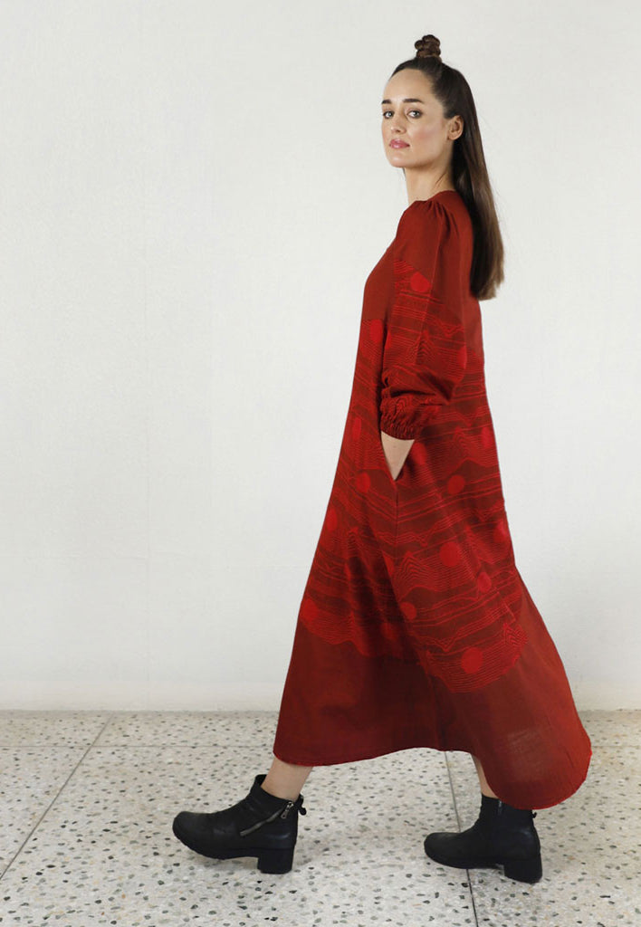 Float Sew Dress DRESSES Rias Jaipur