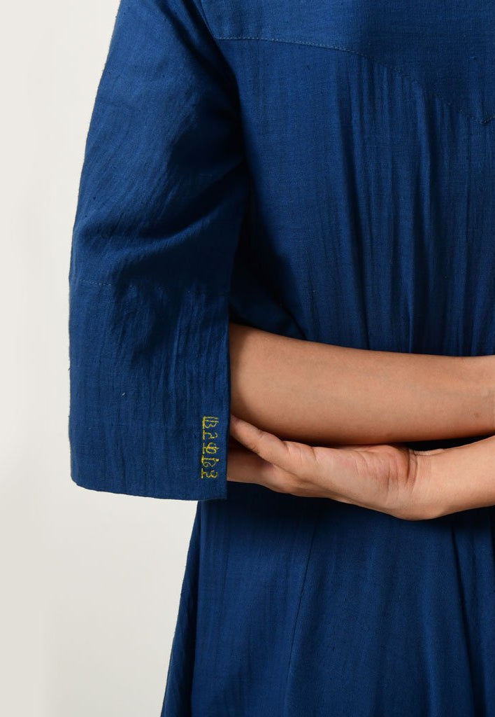 Blue Collar Jumpy DRESSES Rias Jaipur