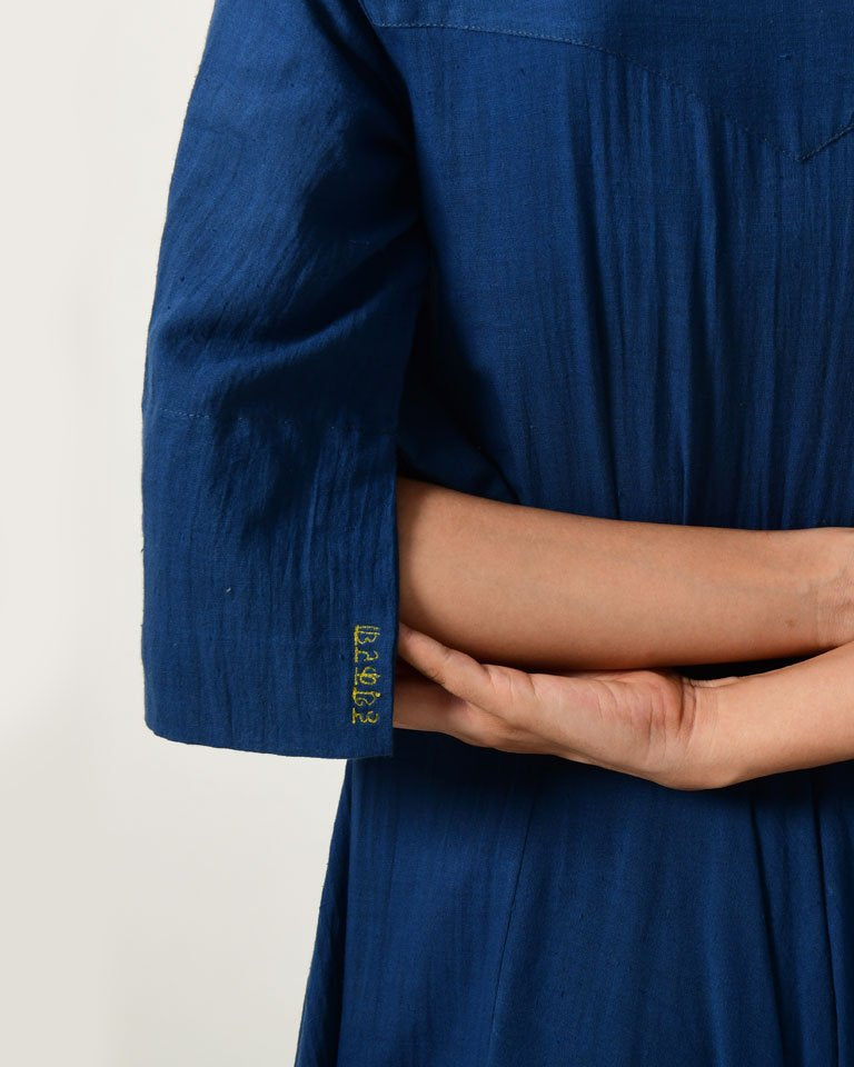 Blue Collar Jumpy DRESSES Rias Jaipur