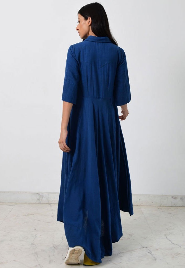 Blue Collar Jumpy DRESSES Rias Jaipur