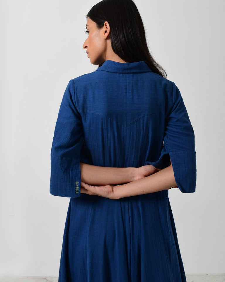 Blue Collar Jumpy DRESSES Rias Jaipur