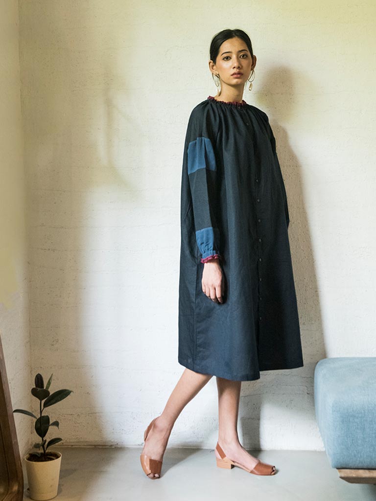 Jaylen Blue Tunic Dress DRESSES Doodlage