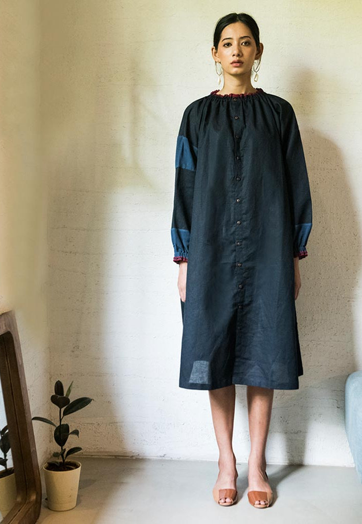 Jaylen Blue Tunic Dress DRESSES Doodlage