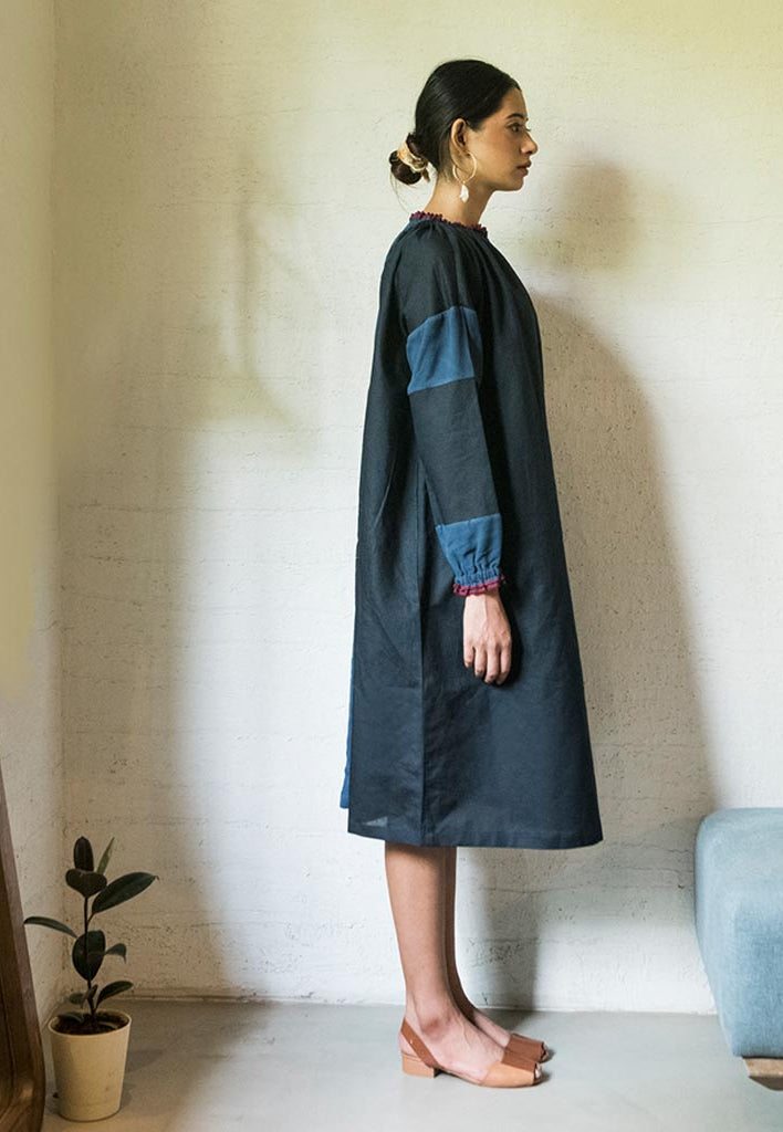 Jaylen Blue Tunic Dress DRESSES Doodlage