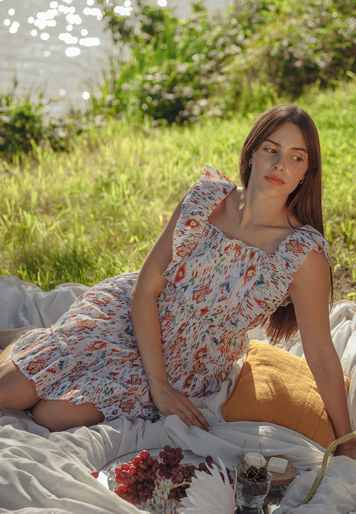 Ikat Dress DRESSES Em and Shi