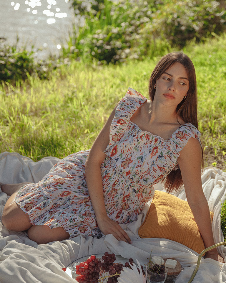 Ikat Dress DRESSES Em and Shi