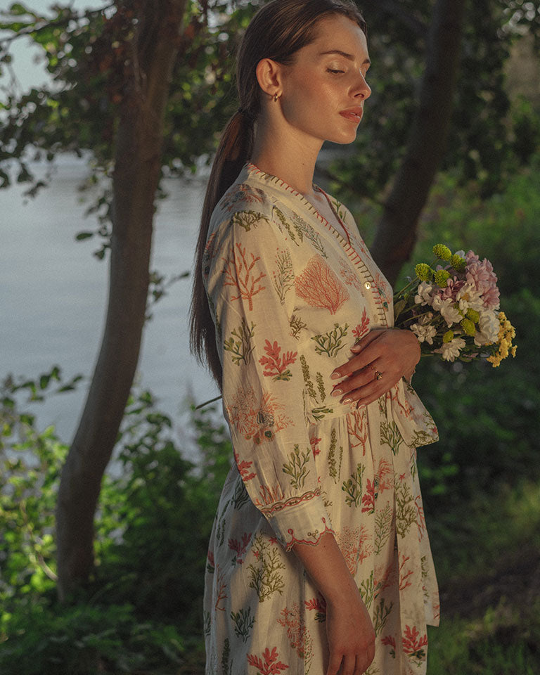 Ocean Love Button Down Dress DRESSES Em and Shi