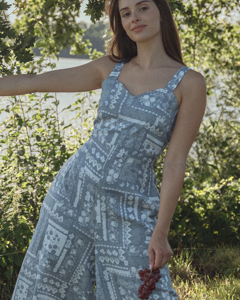 Ocean Patch Jumpsuit JUMPSUITS Em and Shi