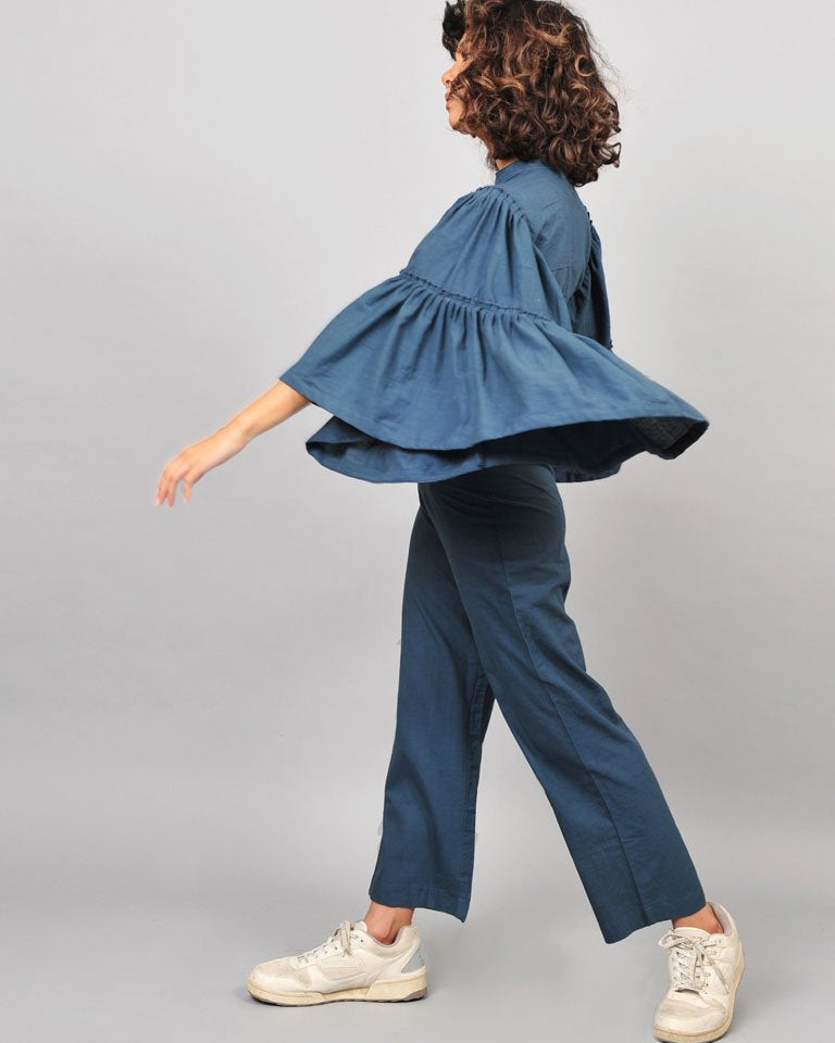 Grey Umbrella Blouse TOPS Rias Jaipur