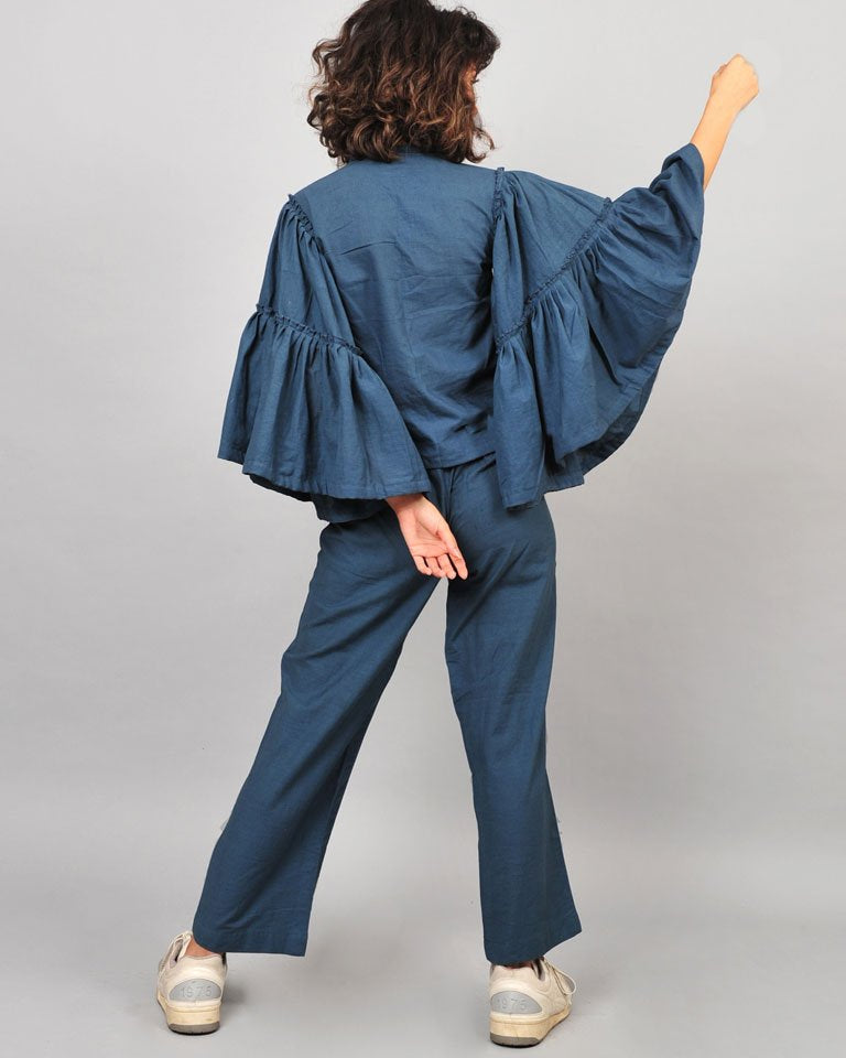 Grey Umbrella Blouse TOPS Rias Jaipur