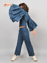Load image into Gallery viewer, Grey Umbrella Blouse TOPS Rias Jaipur   
