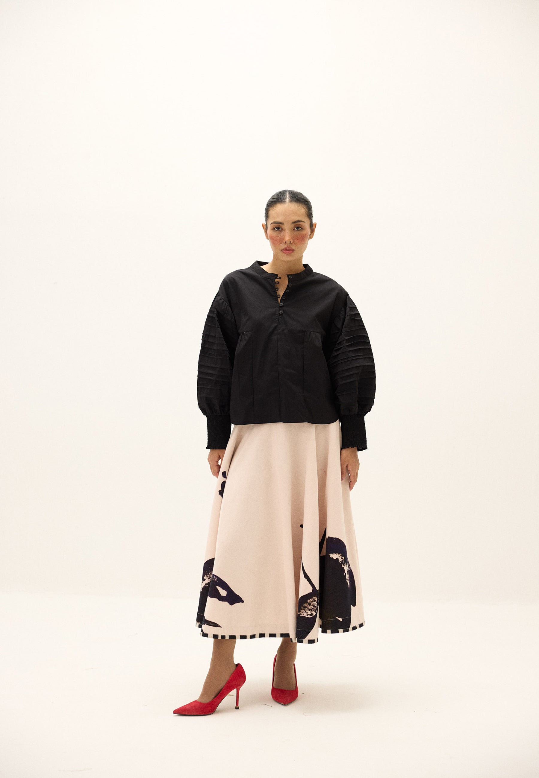 Alum Stone Skirt BOTTOMS KHARA KAPAS