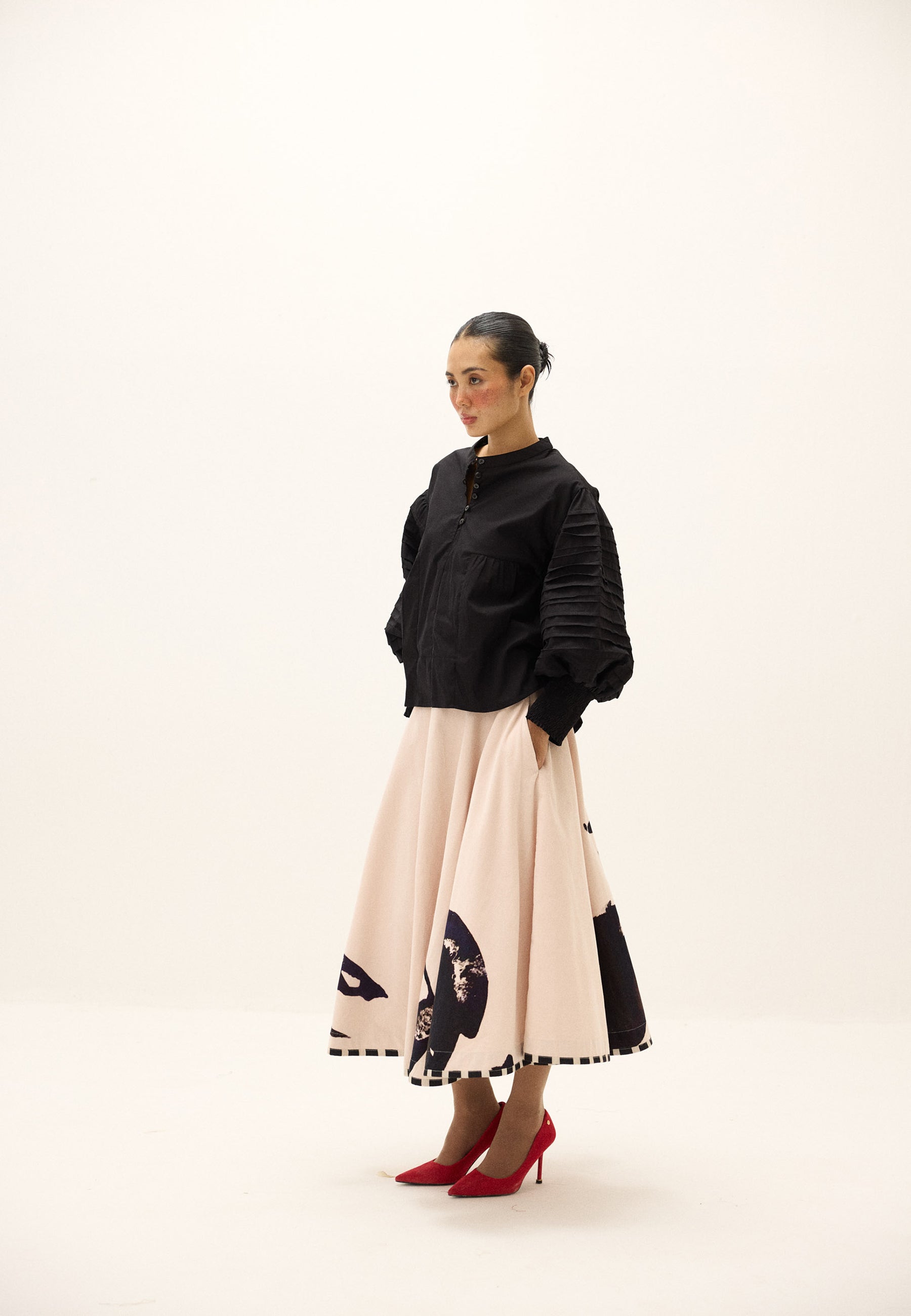 Alum Stone Skirt BOTTOMS KHARA KAPAS