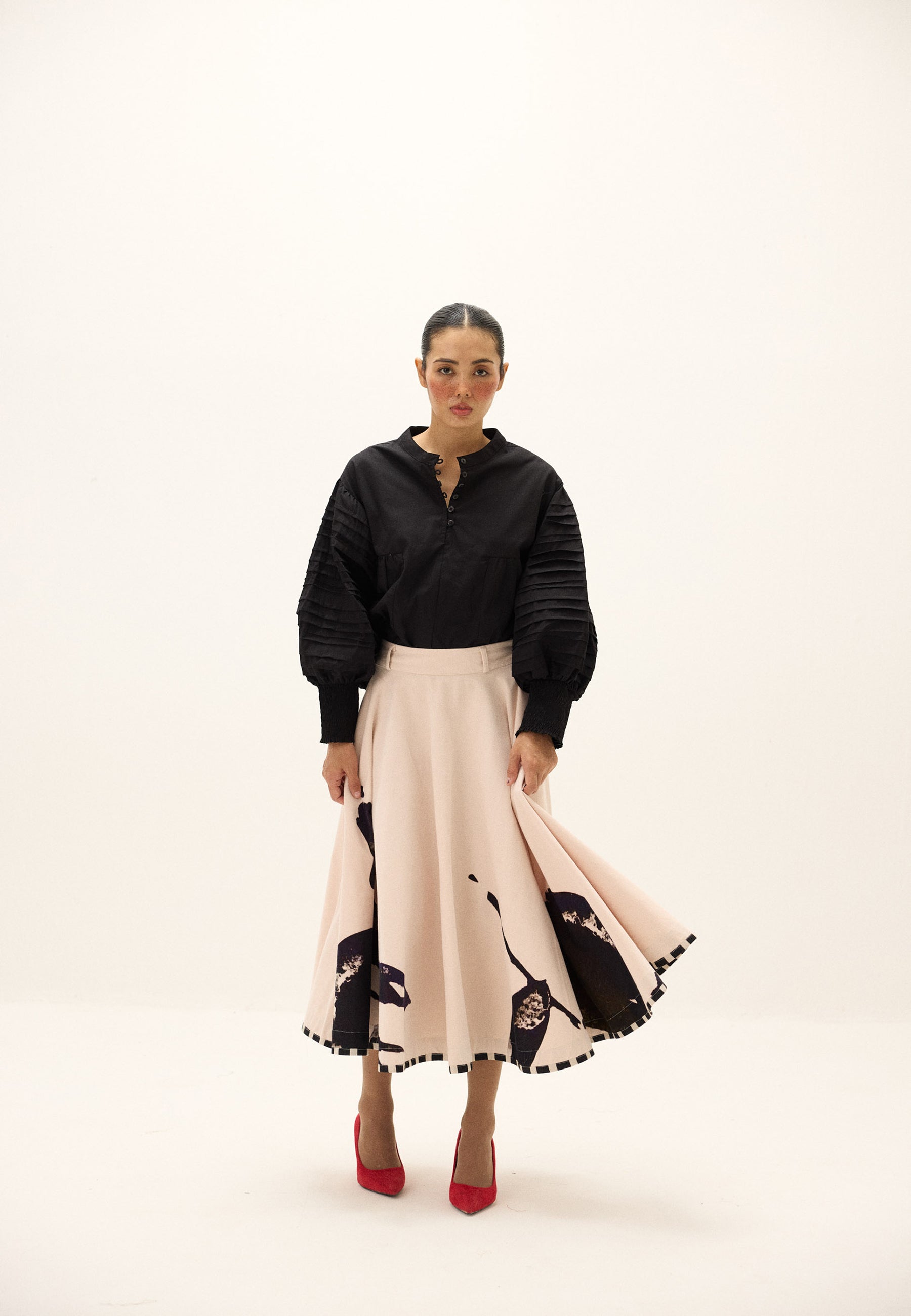 Alum Stone Skirt BOTTOMS KHARA KAPAS