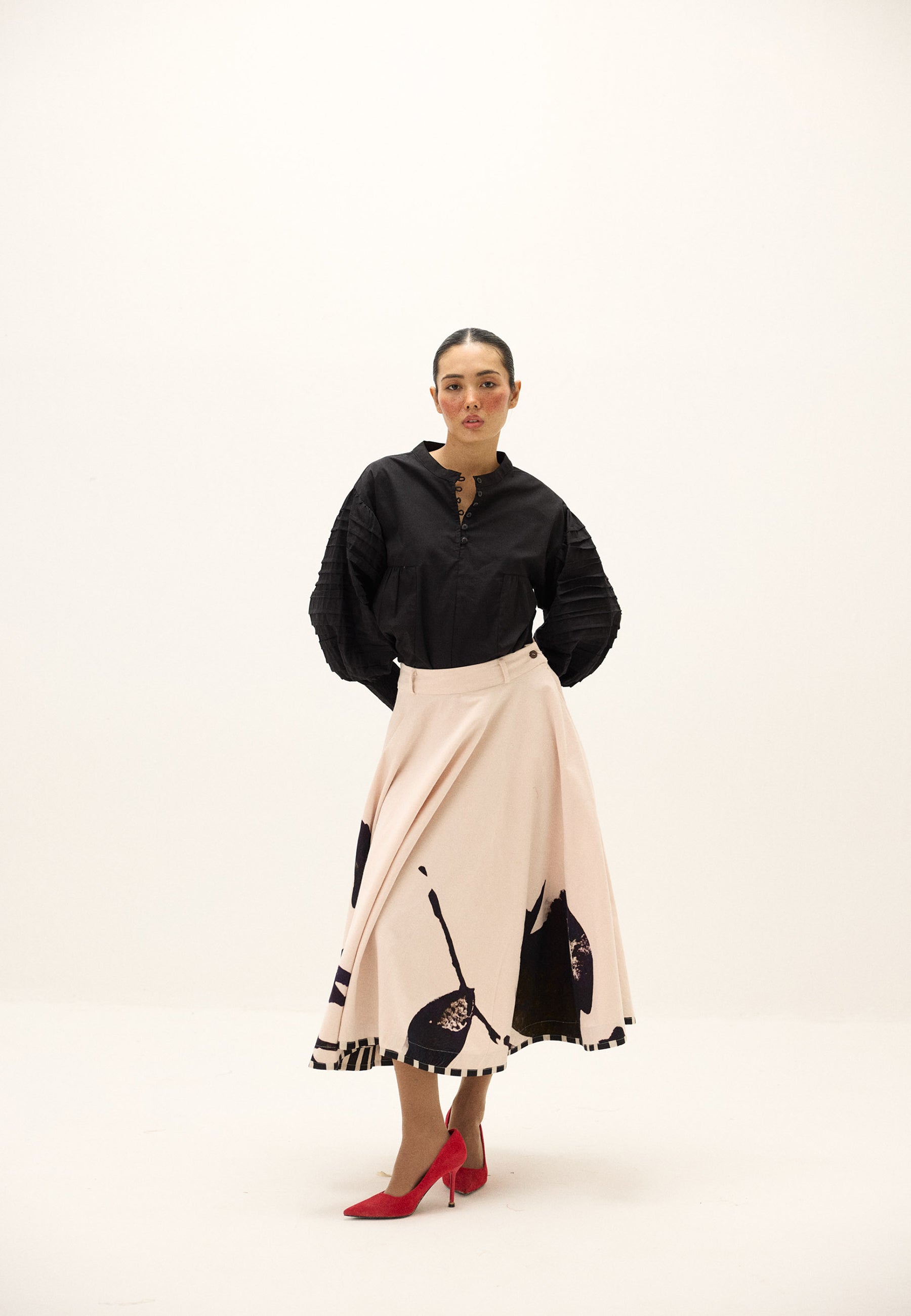Alum Stone Skirt BOTTOMS KHARA KAPAS