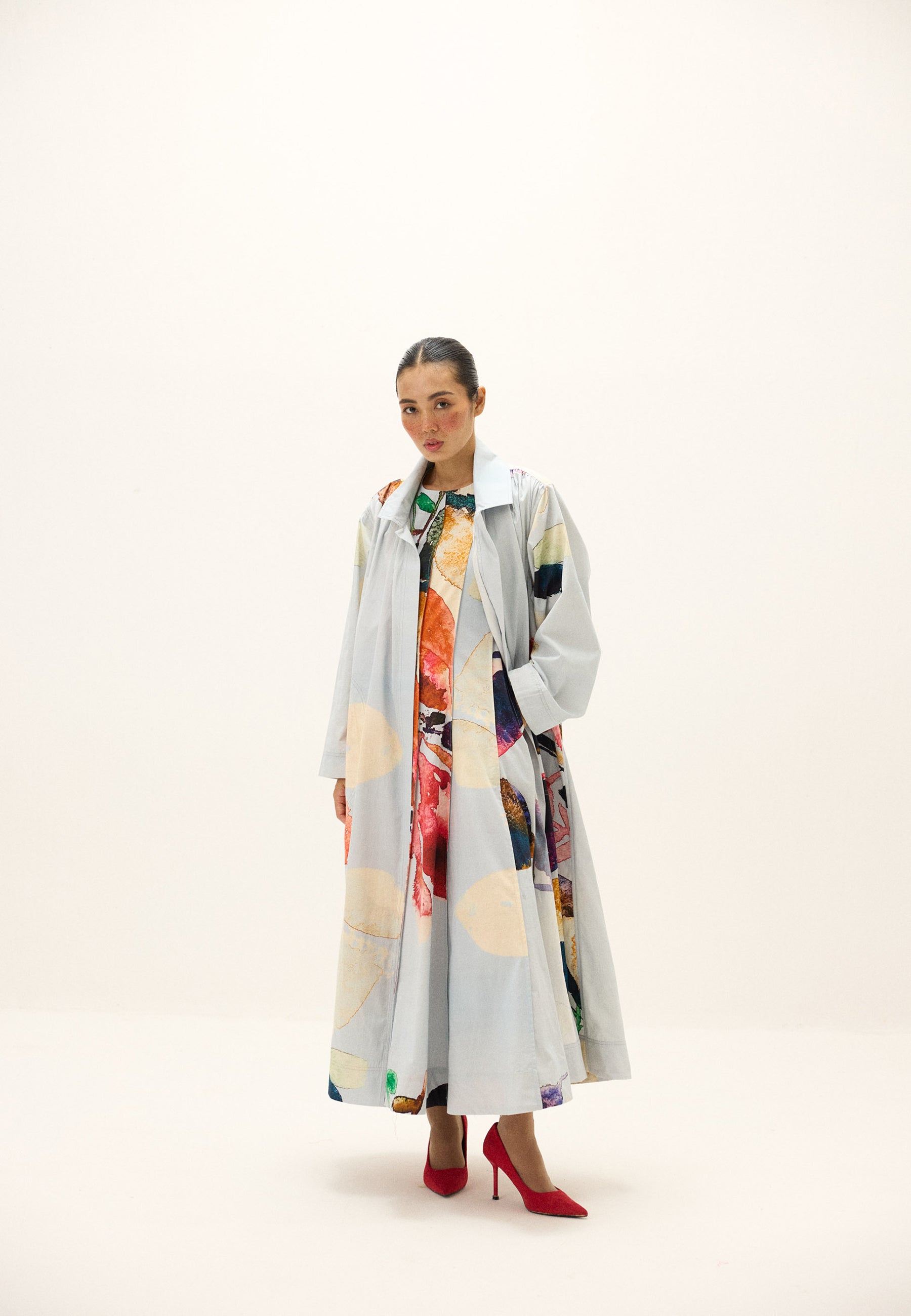 Pastel Aura Trench Coat JACKETS KHARA KAPAS