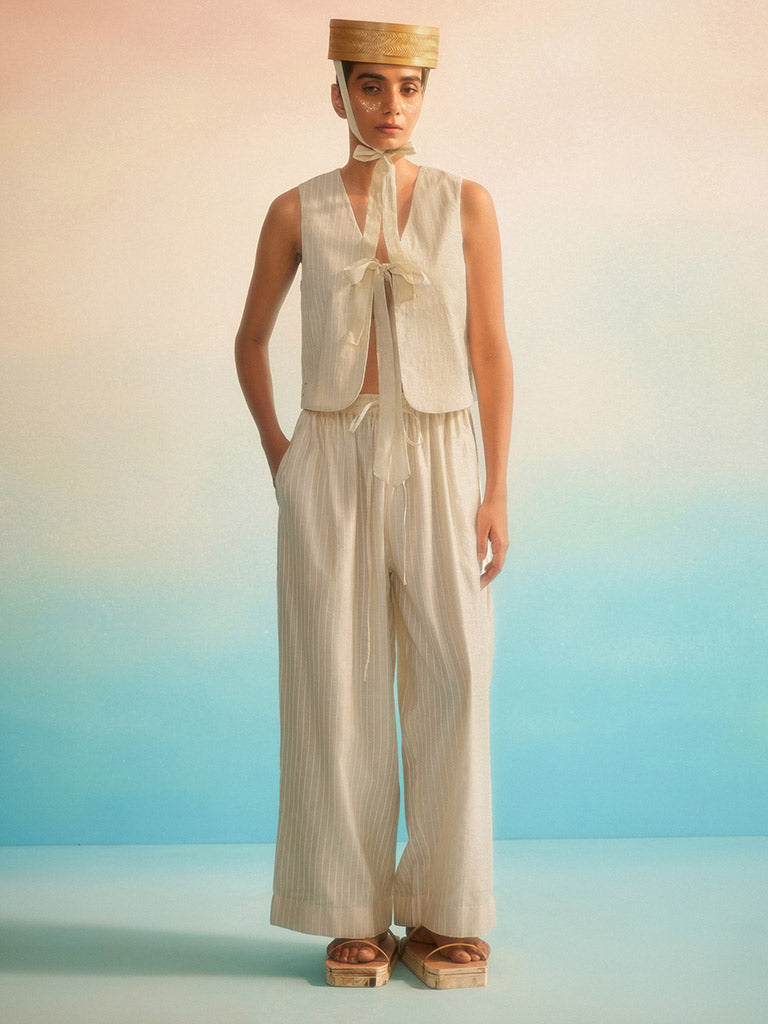 Hama Akari Stripe Pants BOTTOMS Ahmev