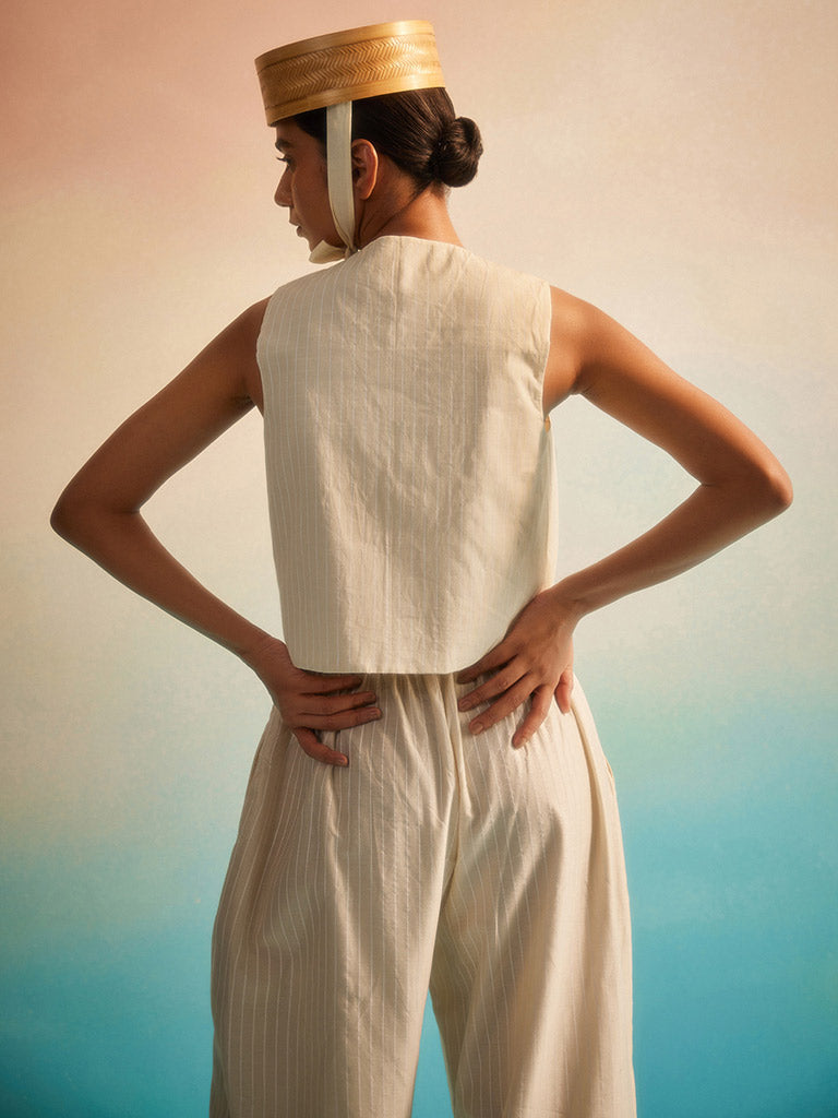 Hama Akari Stripe Pants BOTTOMS Ahmev