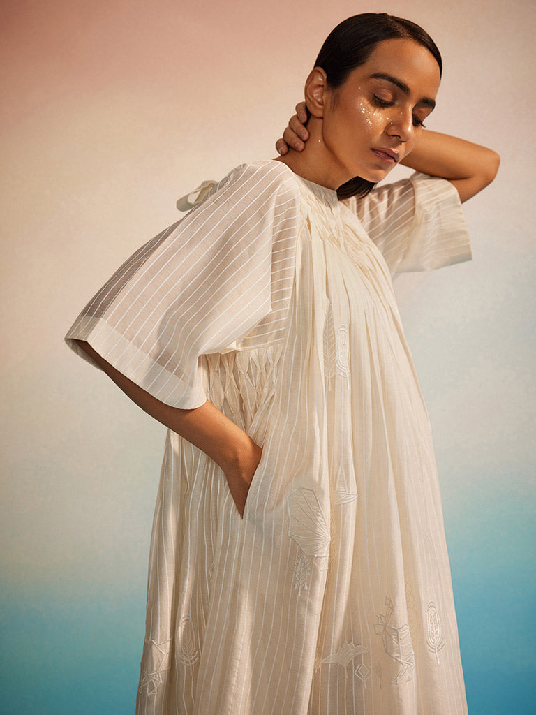 Musubi Smocking Dress DRESSES Ahmev